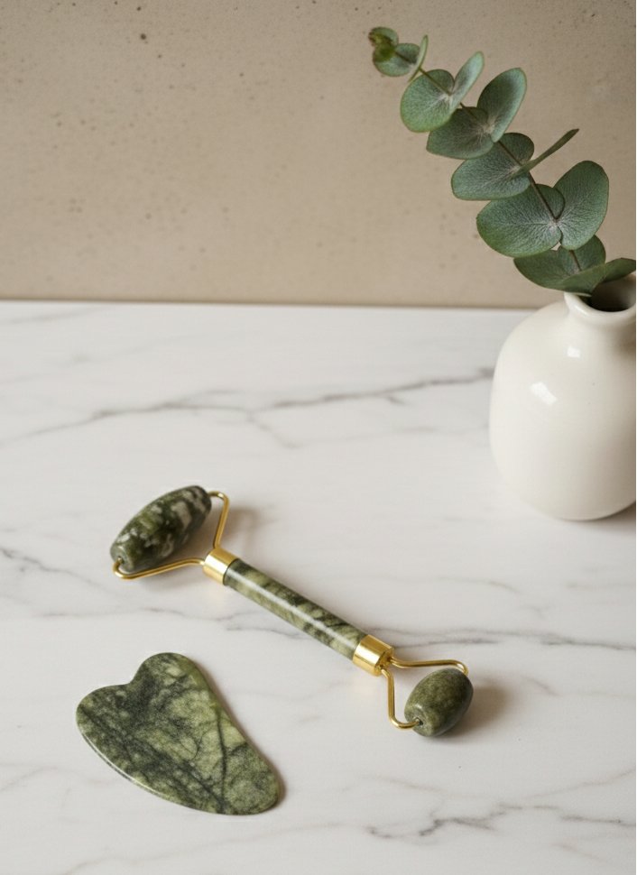 Gua Sha et Roller Jade la différence, les bienfaits et comment les utiliser ?