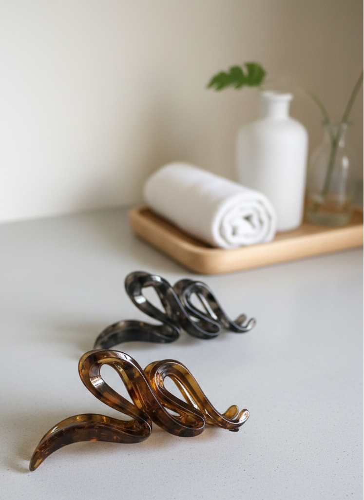 Pince cheveux léopard